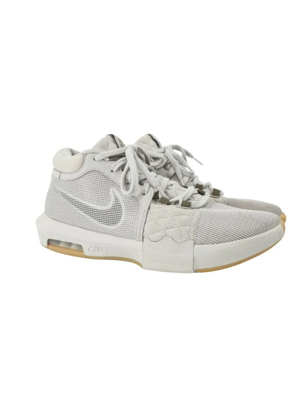 Nike Lebron Witness 8 Basketball Shoes Light Iron ORE/SAIL/Gum Mens 12